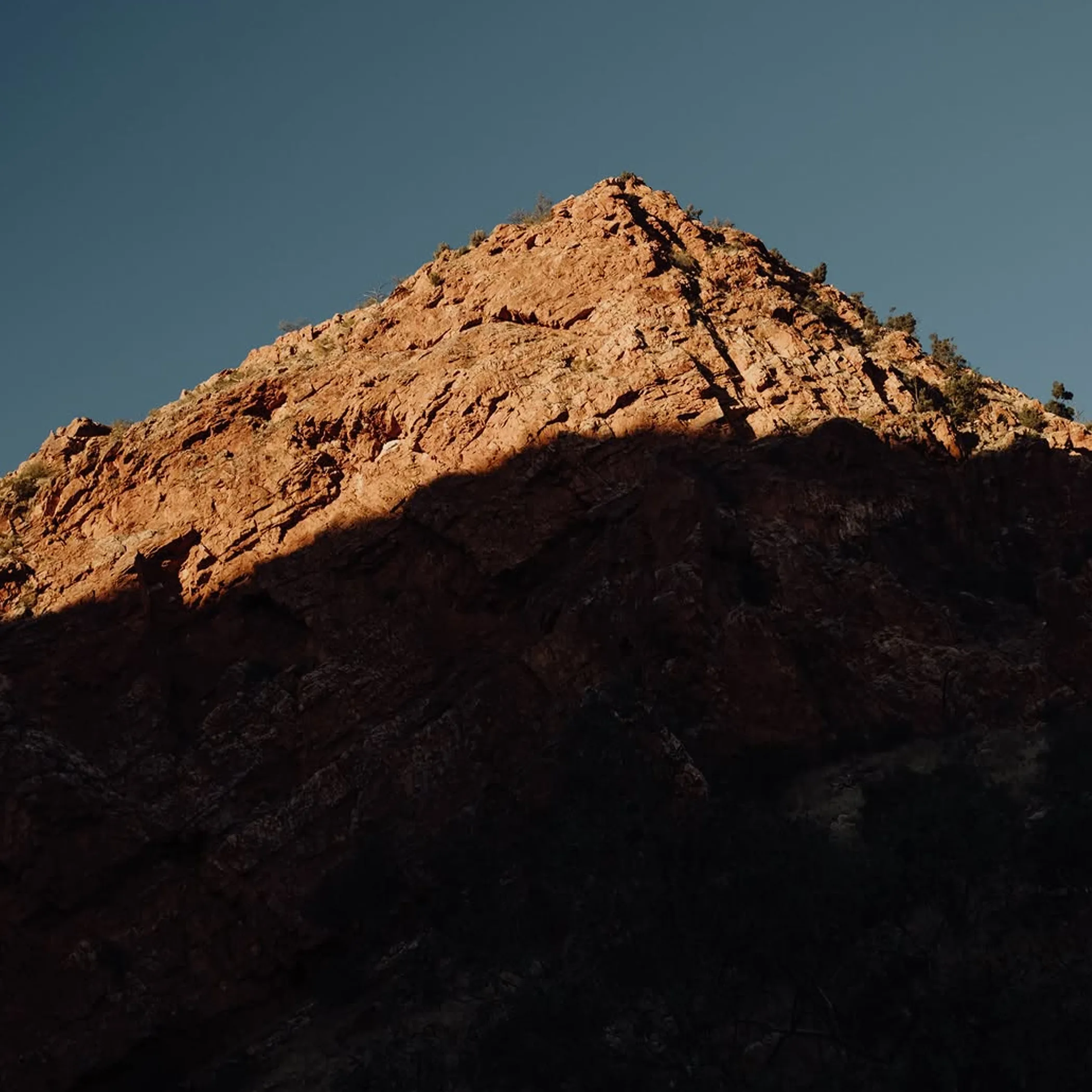 simpson gap landscape on larapinta trail